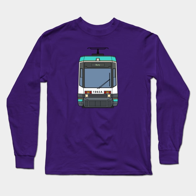 Manchester Tram (1992) Long Sleeve T-Shirt by charlie-care